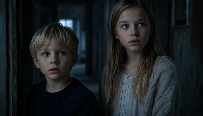 Barn (7–10 år) til skrekk-kortfilm i Oslo