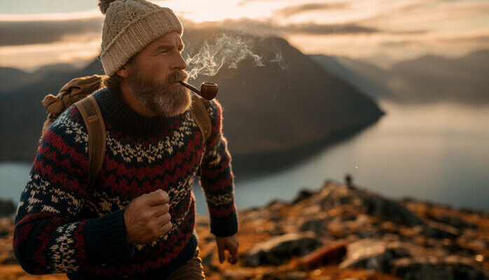 Barsk mann til actionfylt reklamefilm