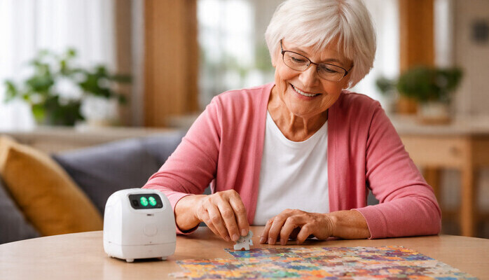 Äldre kvinna - 9 april