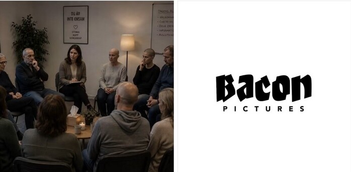 Bacon Pictures söker statister till ett fiktivt cancermöte.
