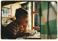 Barn 1-17 r skes fr fotografering p bibliotek. Astrid Lindgren memorial award 