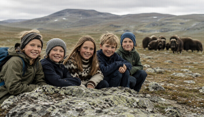 Barn 6 - 8 år til ny NRK-serie