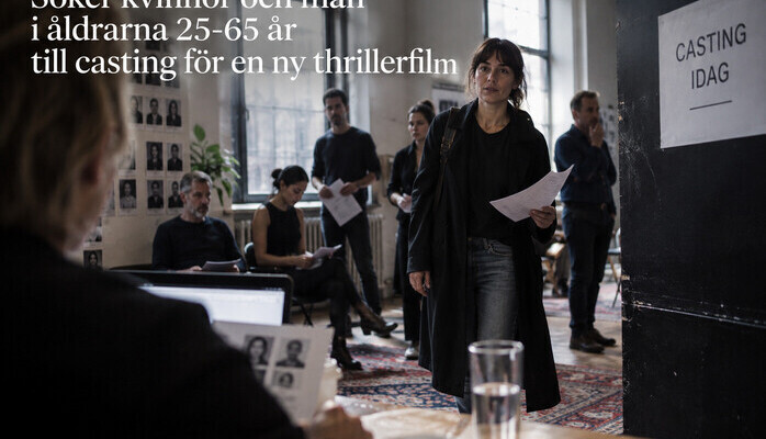 Statister sökes i Bergslagen till thrillerfilm 2026  Ansök nu