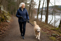 Dame ca.65-100 år med en hund til humorserie!