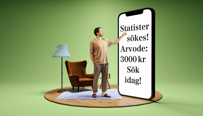 Härliga karaktärer i blandade åldrar 25-70 år sökes till reklamfilm mobiloperatör