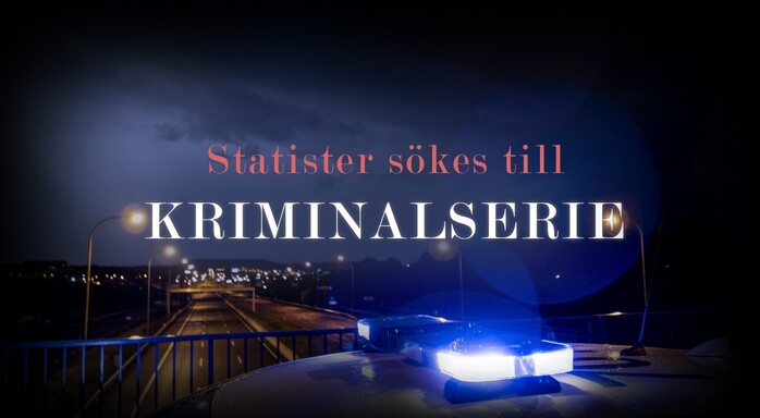 Kvinna med replik, spelar maskör till kriminalserie! 