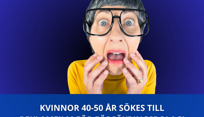 Kvinnor 40-50r som ska ltsas ramla i en trapp skes till rolig reklamfilm fr frskringsbolag!