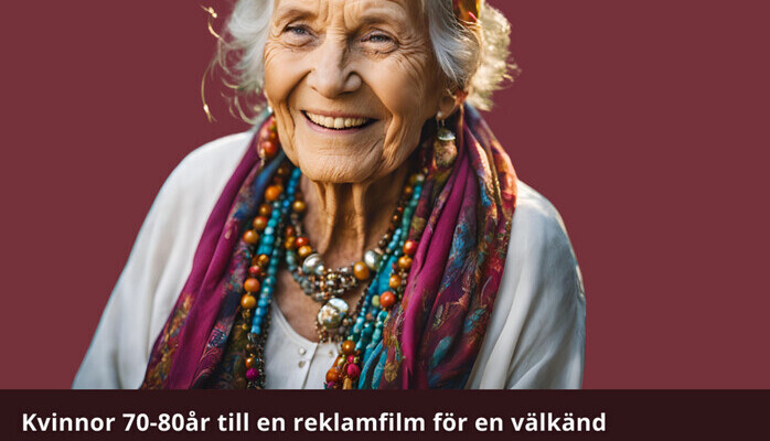 KVINNOR 70-80r till en reklamfilm fr en vlknd radiokanal!!