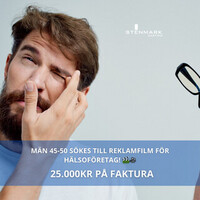 Mn 45-50 skes till reklamfilm fr hlsofretag! 