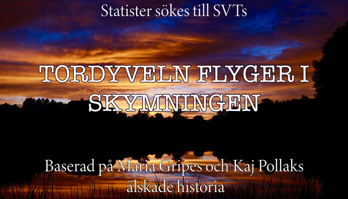 Statister skes till filmatiseringen av Tordyveln flyger i skymningen