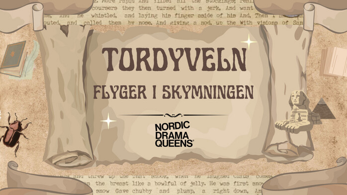 Statister skes till Tordyveln flyger i skymningen