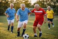 Fotballkamerater 70-85 år til reklamefilm