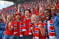 Fotballsupportere 25-65 år til reklame for kjent bilmerke!