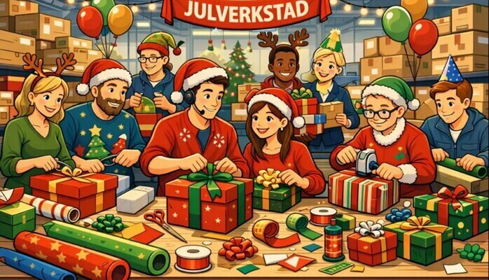 Gävle - söker eventpersonal för paketinslagning