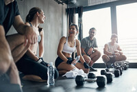 Gymbeskare till reklamfilmsinspelning