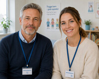 Helsesykepleier til reklame for pensjonsselsskap