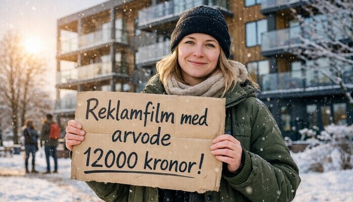 Karaktärer till Reklamfilm - Arvode 12 000 kr!