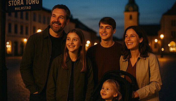 Kort varsel! Söker familj med barn i Halmstad