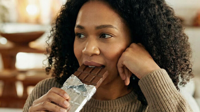 Kvinna, 30–40 år, till varm vardagsscen i brandfilm