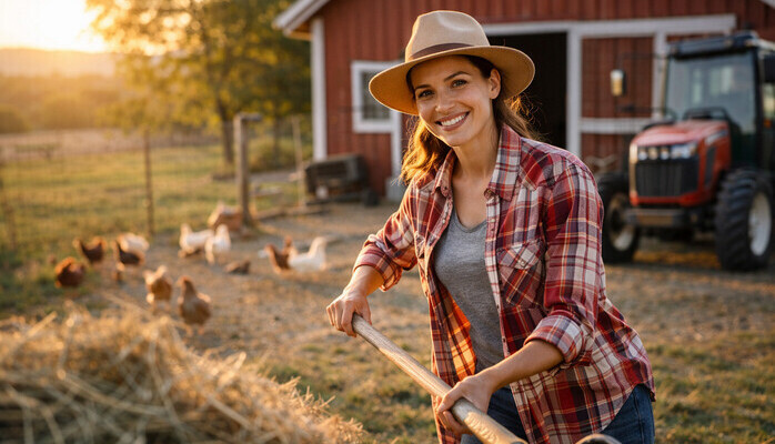 Kvinnelig bonde 25-50 år til reklamefilm