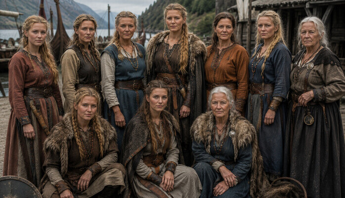 Kvinner til en ny NRK-serie om vikinger