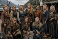 Kvinner til en ny NRK-serie om vikinger