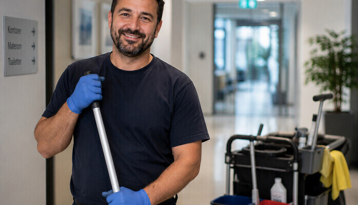 Mann, 30-55 år (Renholdsarbeider)