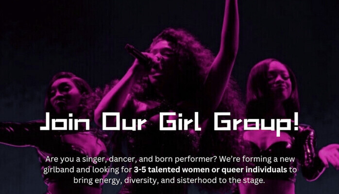 Sångare & dansare sökes till ny Girl Group