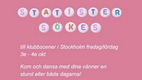 Statister 18-35 r Skes till HDK-Valand kortfilm 