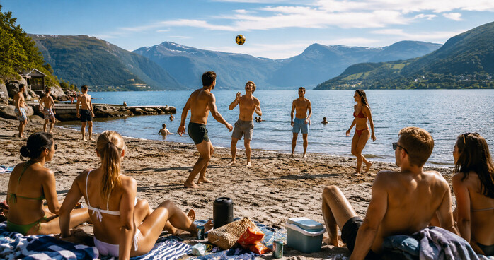 Statister 20-25 år til strand