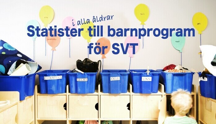 Statister sökes till barnprogram