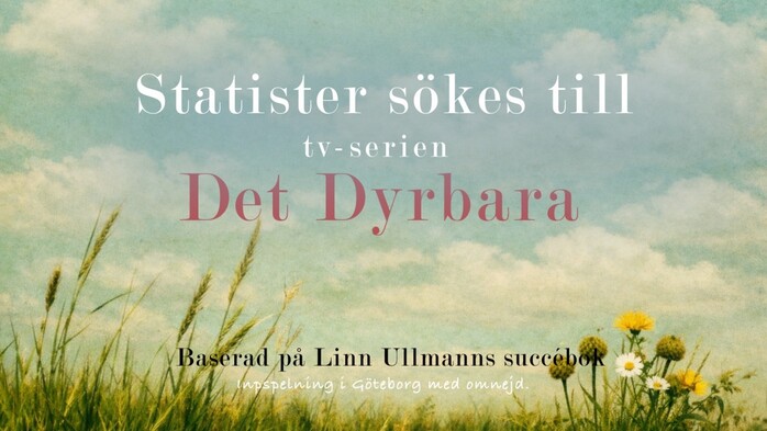 Statister sökes till tv-serien 