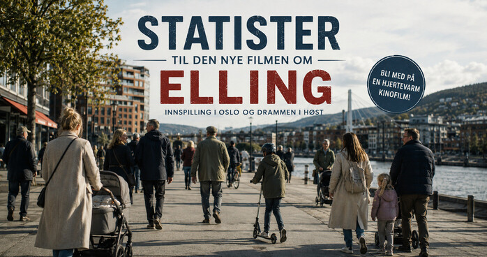 Statister til den fjerde filmen om Elling!