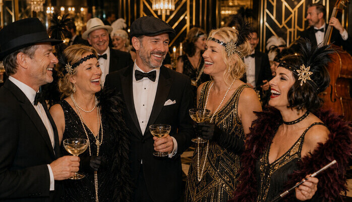 Statister til Gatsby-scene