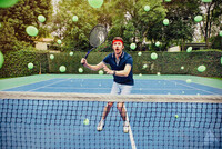 Tennisspelare skes till flera scener i intressevckande film