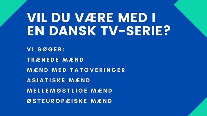 Statister til ny dansk tv-serie