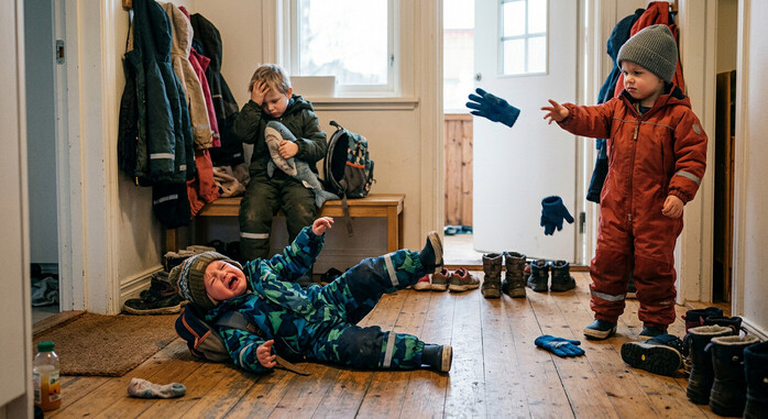 Tre barn 4-7 år och en pappa sökes!