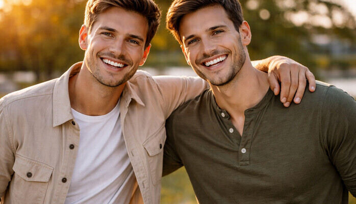 Tvillinger/brødre 25-50 år til reklamefilm