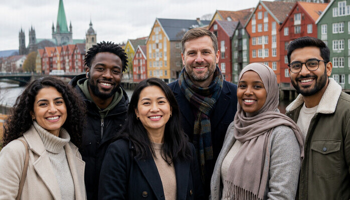 Voksne til norsk reklame i Trondheim