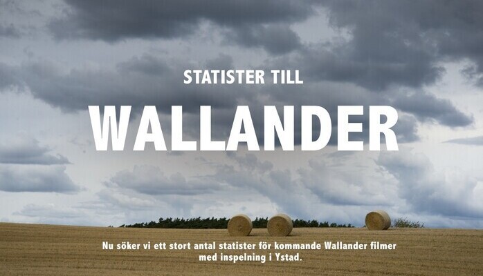 Wallander sker Statister till inspelning  (tid 18:00-05:00) Ystad