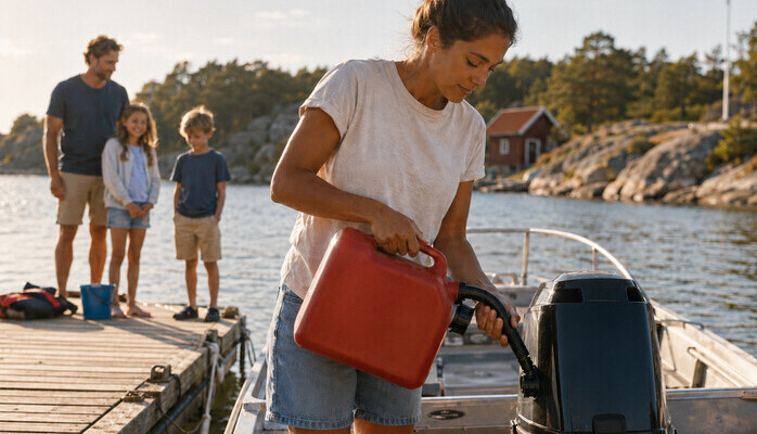 Familj med motorbåt sökes – betald foto- och filmproduktion 29 juni