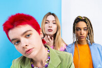 Karaktäristiska utseenden till yoghurtreklam