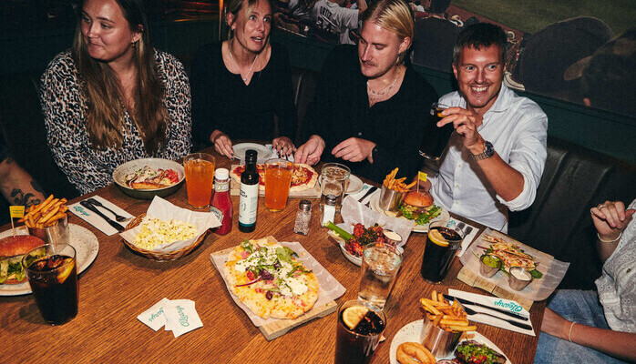 Reklambilder för en internationell restaurangkedja