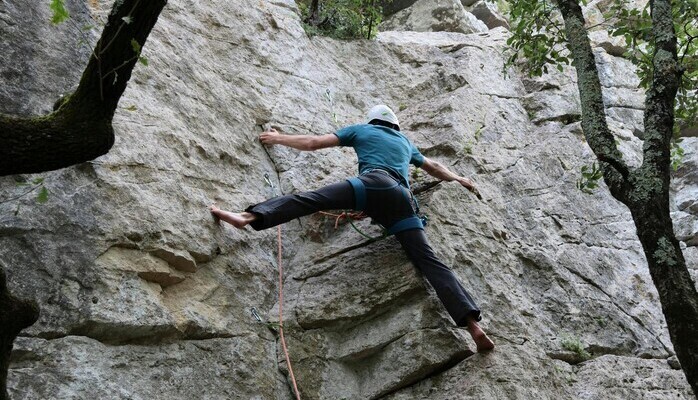 Rock climbers for a photoshoot in Gothenburg