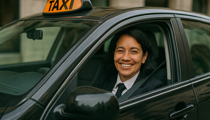Female model in Oslo  Driver role for photoshoot with the Nordic regions largest taxi company