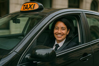 Female model in Oslo  Driver role for photoshoot with the Nordic regions largest taxi company