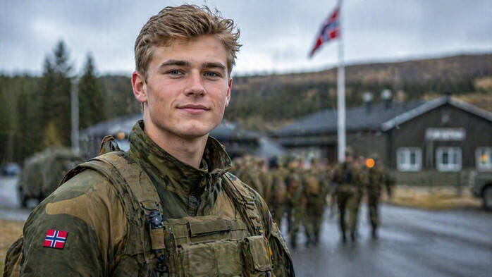 Vernepliktig ung mann 18-19 år
