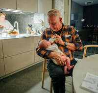 Bebis för reklamfotografering