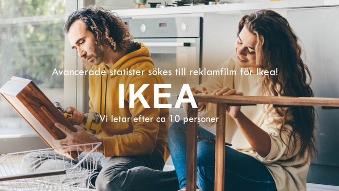 IKEA! - Avancerade statister skes till reklamfilm!