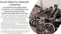 Moppekillar skes till biroller i Lngfilm